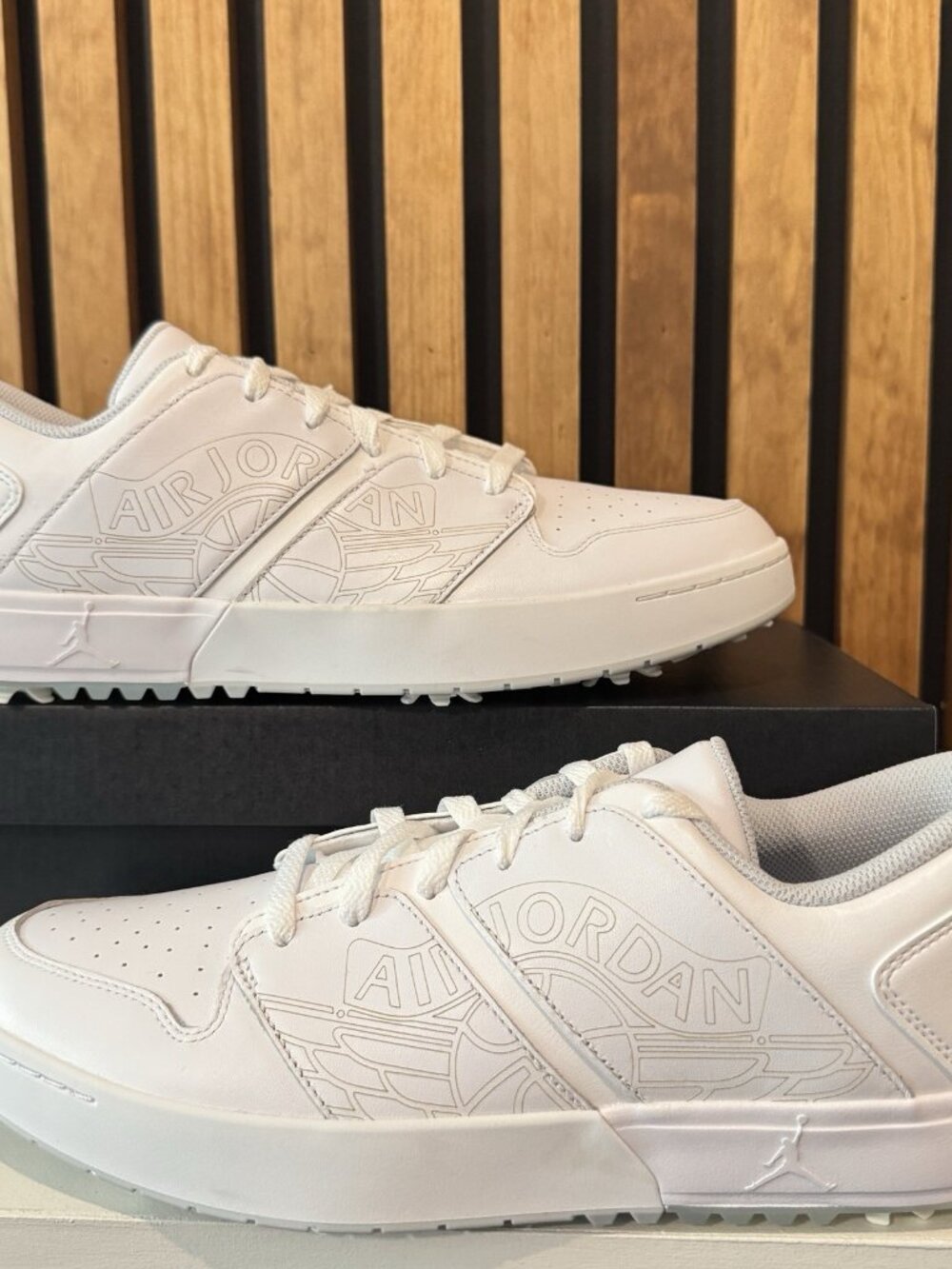 SIZE 13 MENS - Air Jordan Nu Retro 1 Low Golf Shoes Platinum White FZ4153-100